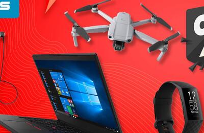 Akcija: ThinkPad E14, DJI Mavic Air 2 , Narukvica Fitbit Charge 4 Black, Bežične slušalice Sennheiser CX 350BT]