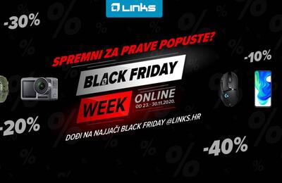 NAJPOZNATIJI BLACK FRIDAY U HRVATSKOJ OVE GODINE POSTAJE BLACK FRIDAY WEEK @LINKS.HR]